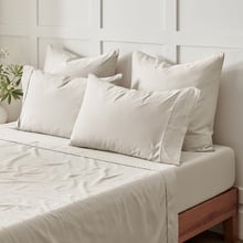 Rhys 400TC Cotton Sateen European Pillowcases (Set of 2)